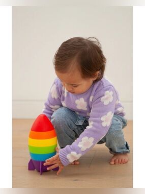 Bright Child Rocket Stacking Tower